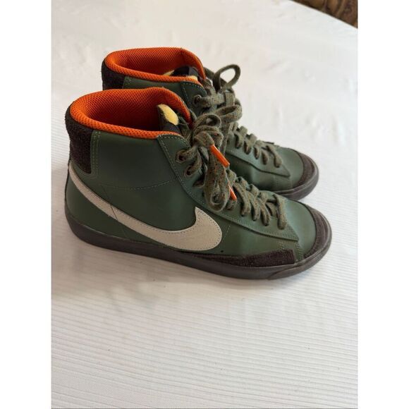 Nike Blazer Mid 77 Vintage Army Olive Orange White DZ5176-300 Mens 8 Women’s 9.5 main image 6